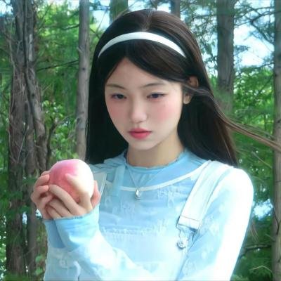 落在她身边